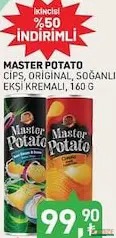 MASTER POTATO CİPS 160 G fiyat ve kampanya bilgisi